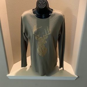 Long sleeve reindeer thermal